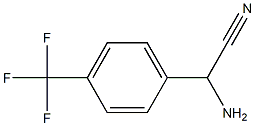 amino[4-(trifluoromethyl)phenyl]acetonitrile Struktur