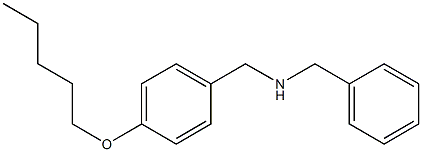 benzyl({[4-(pentyloxy)phenyl]methyl})amine Struktur