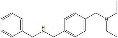 benzyl({4-[(diethylamino)methyl]phenyl}methyl)amine Struktur