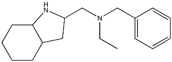 benzyl(ethyl)(octahydro-1H-indol-2-ylmethyl)amine Struktur