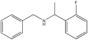 benzyl[1-(2-fluorophenyl)ethyl]amine Struktur