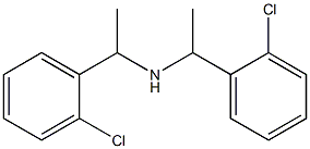 bis[1-(2-chlorophenyl)ethyl]amine Struktur