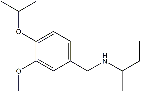 butan-2-yl({[3-methoxy-4-(propan-2-yloxy)phenyl]methyl})amine Struktur