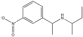 butan-2-yl[1-(3-nitrophenyl)ethyl]amine Struktur