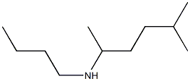 butyl(5-methylhexan-2-yl)amine Struktur