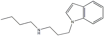 butyl[3-(1H-indol-1-yl)propyl]amine Struktur