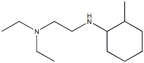 diethyl({2-[(2-methylcyclohexyl)amino]ethyl})amine Struktur