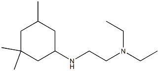 diethyl({2-[(3,3,5-trimethylcyclohexyl)amino]ethyl})amine Struktur