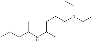 diethyl({4-[(4-methylpentan-2-yl)amino]pentyl})amine Struktur