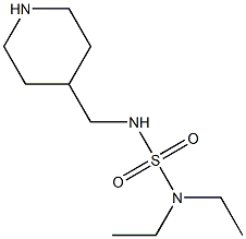 diethyl[(piperidin-4-ylmethyl)sulfamoyl]amine Struktur