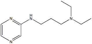 diethyl[3-(pyrazin-2-ylamino)propyl]amine Struktur