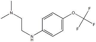 dimethyl(2-{[4-(trifluoromethoxy)phenyl]amino}ethyl)amine Struktur