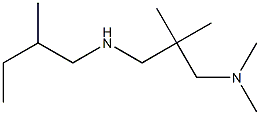 dimethyl(2-methyl-2-{[(2-methylbutyl)amino]methyl}propyl)amine Struktur