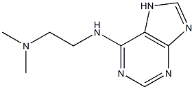 dimethyl[2-(7H-purin-6-ylamino)ethyl]amine Struktur