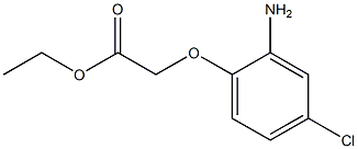 ethyl (2-amino-4-chlorophenoxy)acetate Struktur