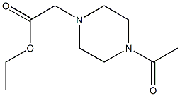 ethyl 2-(4-acetylpiperazin-1-yl)acetate Struktur