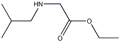 ethyl 2-[(2-methylpropyl)amino]acetate Struktur