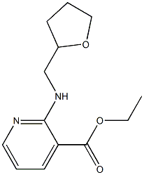 ethyl 2-[(oxolan-2-ylmethyl)amino]pyridine-3-carboxylate Struktur