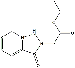 ethyl 2-{3-oxo-2H,3H-[1,2,4]triazolo[3,4-a]pyridin-2-yl}acetate Struktur