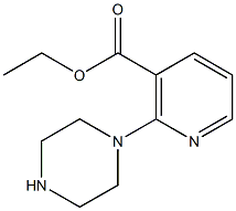 ethyl 2-piperazin-1-ylnicotinate Struktur