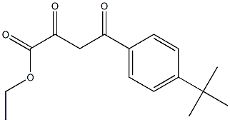 ethyl 4-(4-tert-butylphenyl)-2,4-dioxobutanoate Struktur