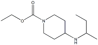 ethyl 4-(butan-2-ylamino)piperidine-1-carboxylate Struktur