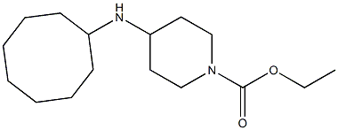 ethyl 4-(cyclooctylamino)piperidine-1-carboxylate Struktur