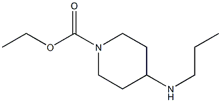 ethyl 4-(propylamino)piperidine-1-carboxylate Struktur