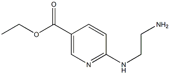 ethyl 6-[(2-aminoethyl)amino]nicotinate Struktur