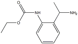 ethyl N-[2-(1-aminoethyl)phenyl]carbamate Struktur