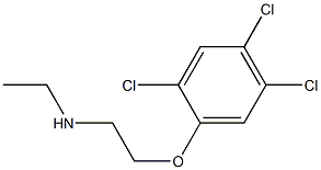 ethyl[2-(2,4,5-trichlorophenoxy)ethyl]amine Struktur