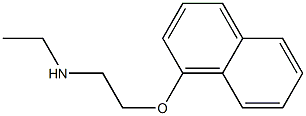 ethyl[2-(naphthalen-1-yloxy)ethyl]amine Struktur