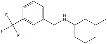 heptan-4-yl({[3-(trifluoromethyl)phenyl]methyl})amine Struktur