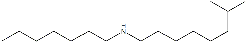 heptyl(7-methyloctyl)amine Struktur