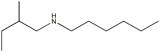 hexyl(2-methylbutyl)amine Struktur