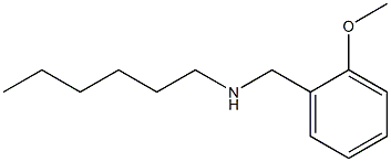 hexyl[(2-methoxyphenyl)methyl]amine Struktur