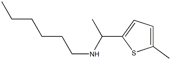 hexyl[1-(5-methylthiophen-2-yl)ethyl]amine Struktur