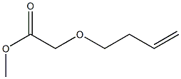 methyl 2-(but-3-en-1-yloxy)acetate Struktur