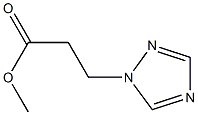 methyl 3-(1H-1,2,4-triazol-1-yl)propanoate Struktur