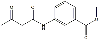 methyl 3-(3-oxobutanamido)benzoate Struktur