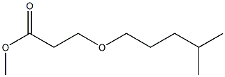 methyl 3-[(4-methylpentyl)oxy]propanoate Struktur