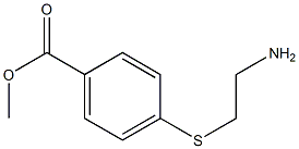 methyl 4-[(2-aminoethyl)thio]benzoate Struktur