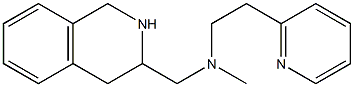 methyl[2-(pyridin-2-yl)ethyl](1,2,3,4-tetrahydroisoquinolin-3-ylmethyl)amine Struktur