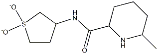 N-(1,1-dioxidotetrahydrothien-3-yl)-6-methylpiperidine-2-carboxamide Struktur