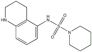 N-(1,2,3,4-tetrahydroquinolin-5-yl)piperidine-1-sulfonamide Struktur