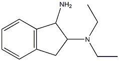 N-(1-amino-2,3-dihydro-1H-inden-2-yl)-N,N-diethylamine Struktur