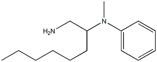 N-(1-aminooctan-2-yl)-N-methylaniline Struktur