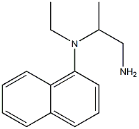 N-(1-aminopropan-2-yl)-N-ethylnaphthalen-1-amine Struktur