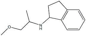 N-(1-methoxypropan-2-yl)-2,3-dihydro-1H-inden-1-amine Struktur