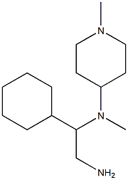 N-(2-amino-1-cyclohexylethyl)-N-methyl-N-(1-methylpiperidin-4-yl)amine Struktur